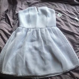 White net Skater Dress